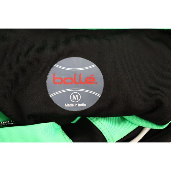 Bolle Tennis Golf Women's Long Sleeve Athletic Top Size Medium Black Green White - Picture 7 of 9